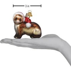 Old World Christmas Ferret Glass Tree Ornament -Pawsphoria Sales Store 232805 PT4. AC SS1800 V1588007769
