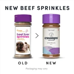 Crumps' Naturals Beef Liver Sprinkles Grain-Free Dog Food Topper -Pawsphoria Sales Store 233006 PT4. AC SS1800 V1695054144
