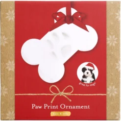Kate & Milo Paw Print Bone Ornament Kit