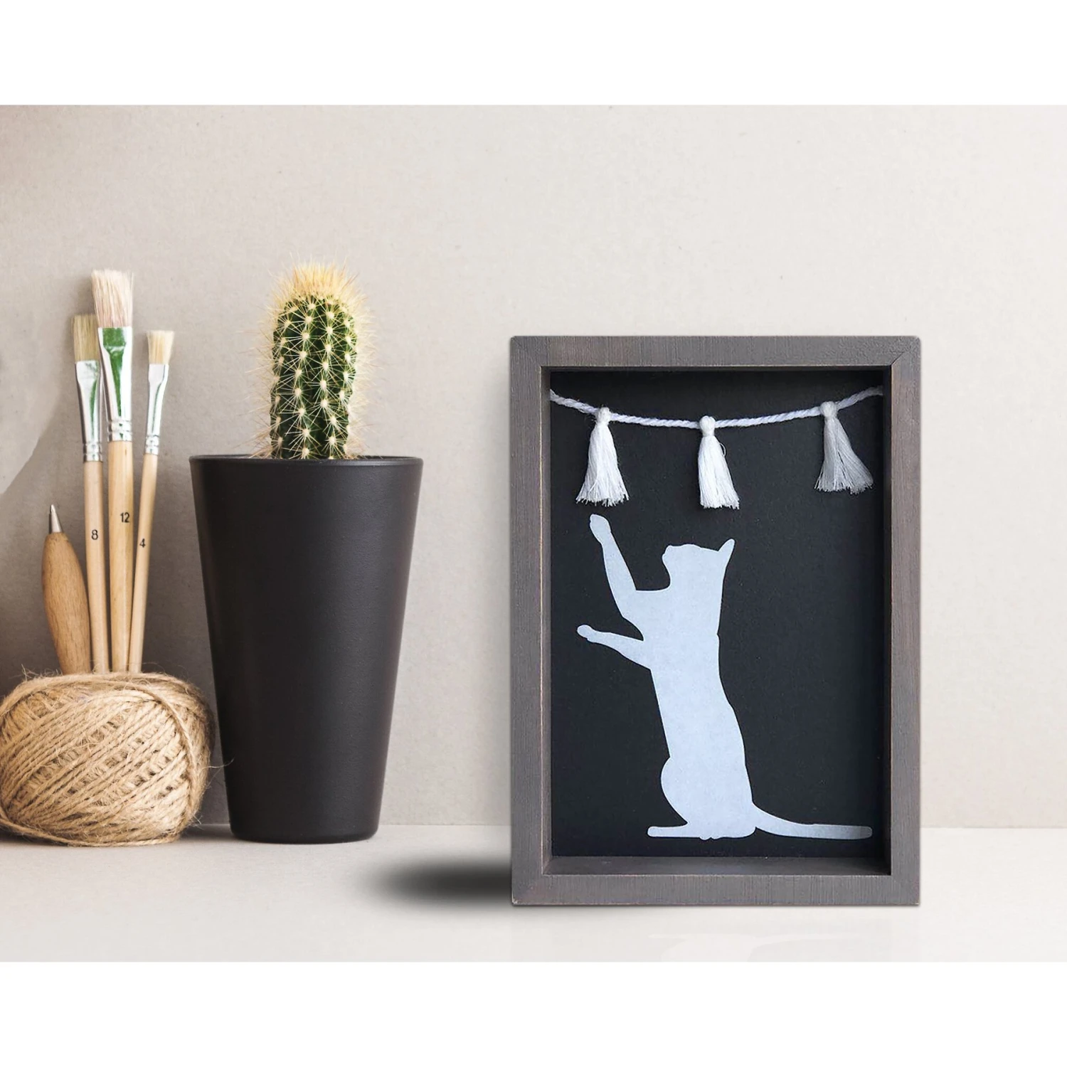 New View Cat & Tassel Box Sign 2 New View Cat & Tassel Box Sign - Image 2