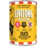 Livelong Healthy & Strong Duck & Sweet Potato Recipe Wet Dog Food, 12.5-oz Can, Case Of 12