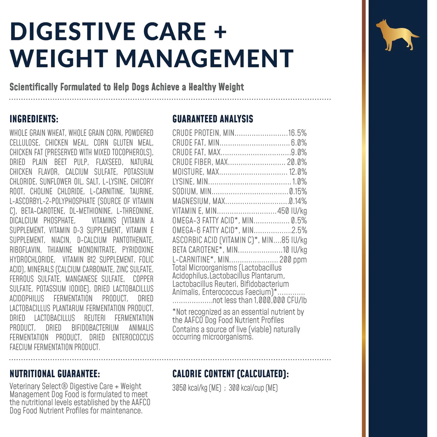Veterinary Select Digestive Care + Weight Management Dry Dog Food, 8.5-lb Bag 5 Veterinary Select Digestive Care + Weight Management Dry Dog Food, 8.5-lb Bag - Image 5