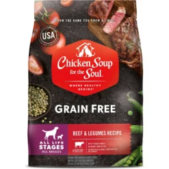 Chicken Soup For The Soul Beef & Legumes Recipe Grain-Free Dry Dog Food