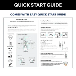 Trainer Dog Collar Waterproof & Rechargeable With 320 Yards Range -Pawsphoria Sales Store 245959 PT8. AC SS1800 V1649482344