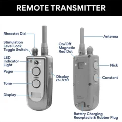Trainer Dog Collar, Waterproof & Rechargeable With 3/4 Mile Range, 1 Collar 13 Trainer Dog Collar, Waterproof & Rechargeable With 3/4 Mile Range, 1 Collar -Pawsphoria Sales Store 246053 PT6. AC SS1800 V1649471202