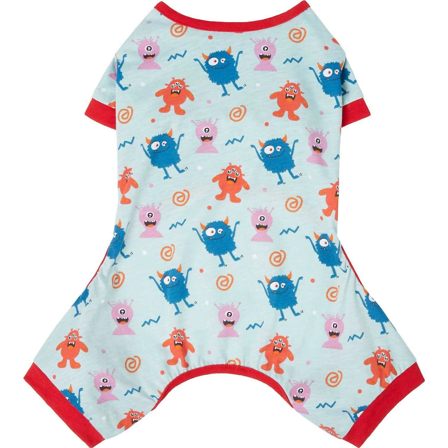 Frisco Little Monsters Dog & Cat Jersey PJs 1 Frisco Little Monsters Dog & Cat Jersey PJs