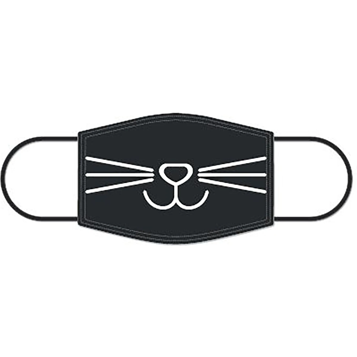 Natural Blue Cat Print Face Mask 1 Natural Blue Cat Print Face Mask