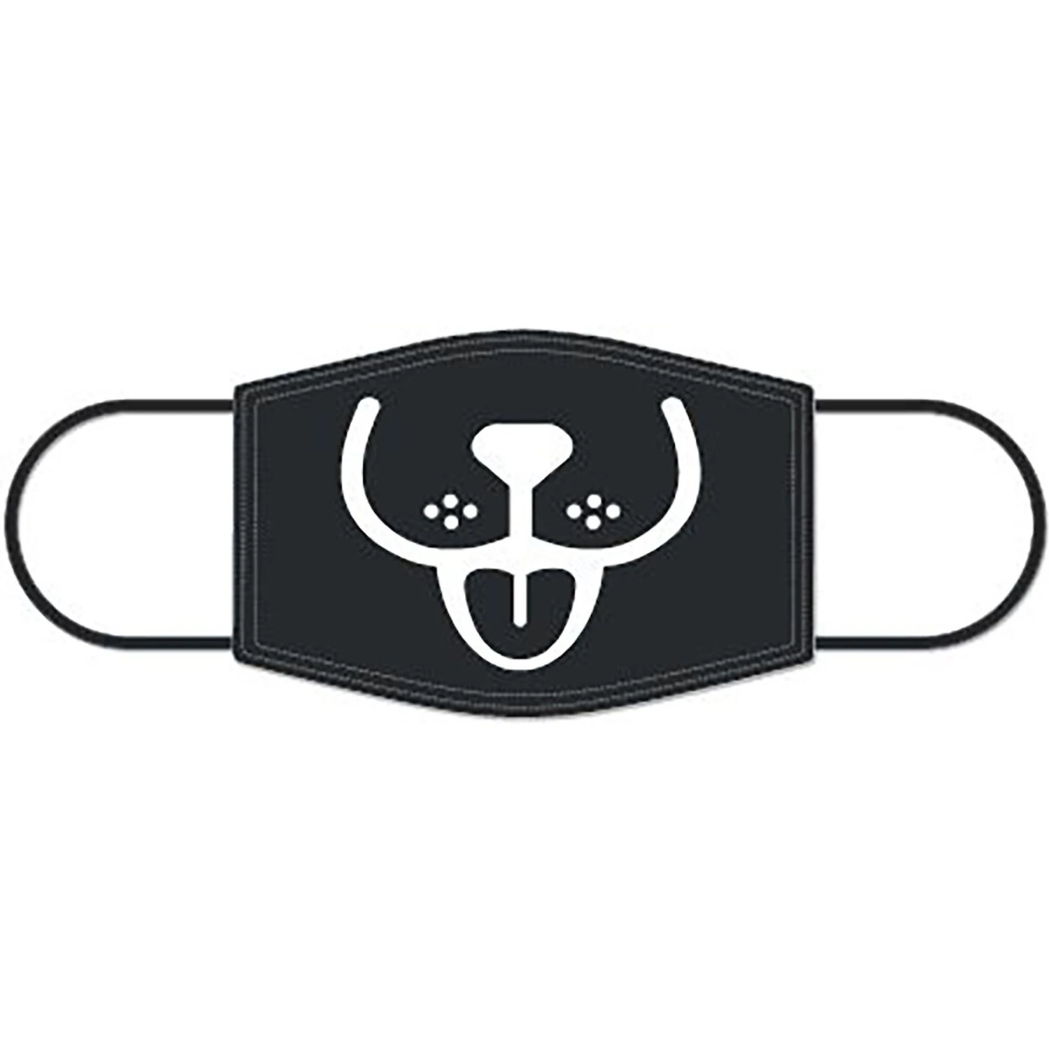 Natural Blue Dog Print Face Mask 1 Natural Blue Dog Print Face Mask