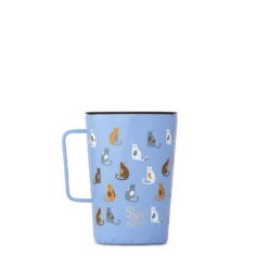 S'ip By S'well Stainless Steel Takeaway Mug, 15-oz, Purrfect Morning