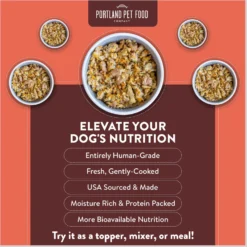 Portland Pet Food Company Tuxedo's Chicken & Yams Homestyle Wet Dog Food Topper, 9-oz Pouch, Case Of 4 -Pawsphoria Sales Store 252877 PT2. AC SS1800 V1693247833