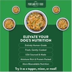 Portland Pet Food Company Grandma Ada's Turkey & Yams Homestyle Wet Dog Food Topper, 9-oz Pouch, Case Of 4 -Pawsphoria Sales Store 252879 PT2. AC SS1800 V1693247833