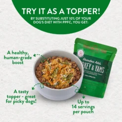 Portland Pet Food Company Grandma Ada's Turkey & Yams Homestyle Wet Dog Food Topper, 9-oz Pouch, Case Of 4 -Pawsphoria Sales Store 252879 PT3. AC SS1800 V1693002189