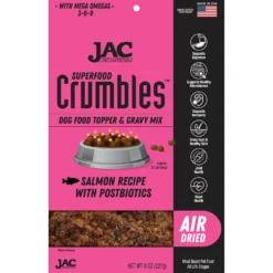 JAC Pet Nutrition Wild Alaskan Salmon Dehydrated Superfood Dog & Cat Meal Topper