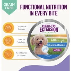 Health Extension Little Cups Chicken & Turkey Recipe Variety Pack Small Breed Grain-Free Wet Puppy Food -Pawsphoria Sales Store 259013 PT4. AC SS1800 V1607125634