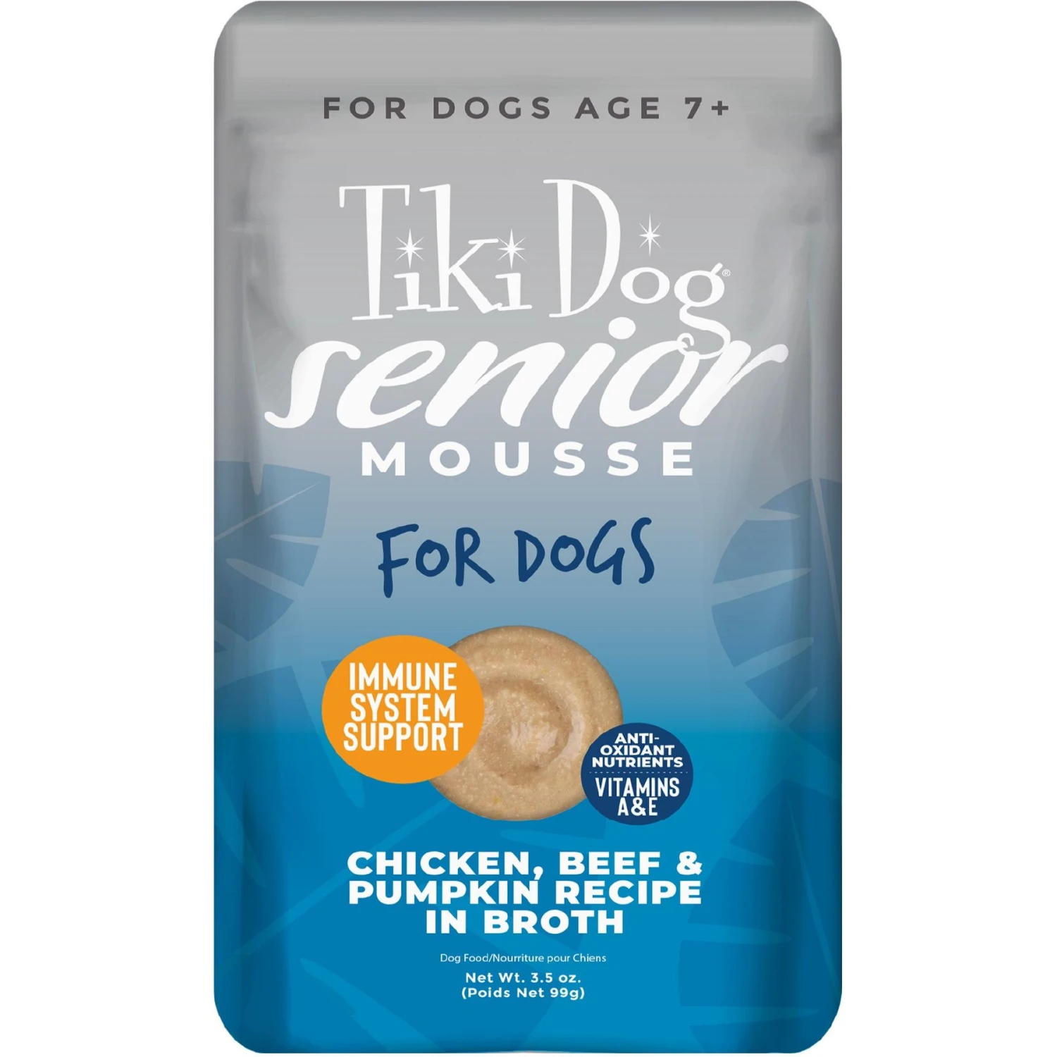 Tiki Dog Aloha Petites Senior Mousse Chicken, Beef & Pumpkin In Broth Grain-Free Wet Dog Food 1 Tiki Dog Aloha Petites Senior Mousse Chicken, Beef & Pumpkin In Broth Grain-Free Wet Dog Food