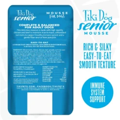 Tiki Dog Aloha Petites Senior Mousse Chicken, Beef & Pumpkin In Broth Grain-Free Wet Dog Food 11 Tiki Dog Aloha Petites Senior Mousse Chicken, Beef & Pumpkin In Broth Grain-Free Wet Dog Food -Pawsphoria Sales Store 259160 PT2. AC SS1800 V1631197022