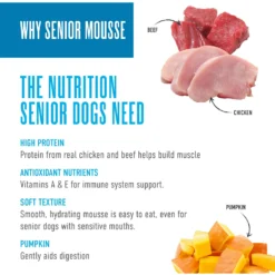 Tiki Dog Aloha Petites Senior Mousse Chicken, Beef & Pumpkin In Broth Grain-Free Wet Dog Food 14 Tiki Dog Aloha Petites Senior Mousse Chicken, Beef & Pumpkin In Broth Grain-Free Wet Dog Food -Pawsphoria Sales Store 259160 PT5. AC SS1800 V1631197618