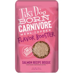 Tiki Dog Born Carnivore Flavor Booster Salmon Bisque Non-GMO Wet Dog Food Topper