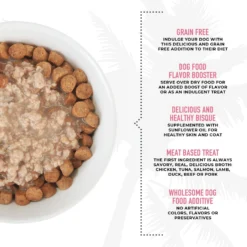 Tiki Dog Born Carnivore Flavor Booster Salmon Bisque Non-GMO Wet Dog Food Topper -Pawsphoria Sales Store 259164 PT4. AC SS1800 V1701796139