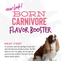 Tiki Dog Born Carnivore Flavor Booster Salmon Bisque Non-GMO Wet Dog Food Topper -Pawsphoria Sales Store 259164 PT6. AC SS1800 V1701796138