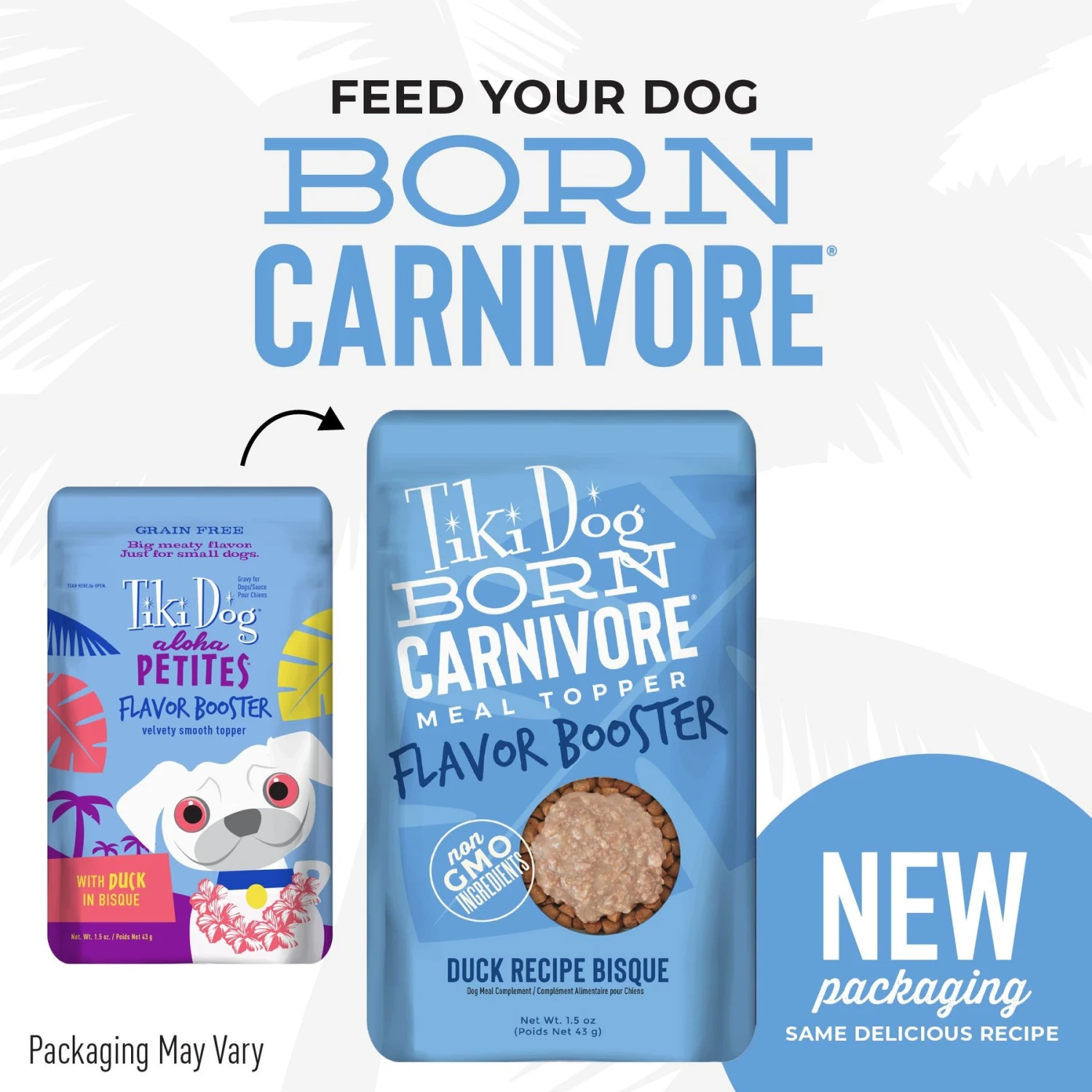 Tiki Dog Born Carnivore Flavor Booster Duck Bisque Non-GMO Wet Dog Food Topper 2 Tiki Dog Born Carnivore Flavor Booster Duck Bisque Non-GMO Wet Dog Food Topper - Image 2