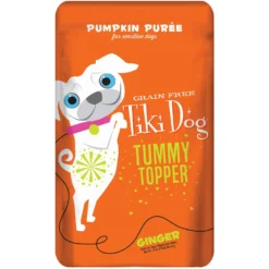 Tiki Dog Tummy Topper Pumpkin & Ginger Puree Grain-Free Wet Dog Food Topper
