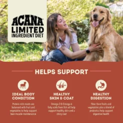 ACANA Singles Limited Ingredient Diet Beef & Pumpkin Recipe Grain-Free Dry Dog Food -Pawsphoria Sales Store 259526 PT4. AC SS1800 V1690997967