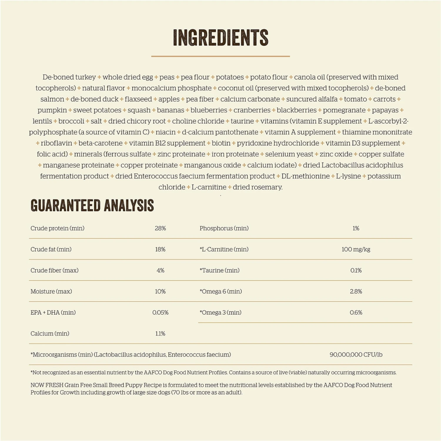 Now Fresh Grain-Free Small Breed Puppy Recipe Dry Dog Food 5 Now Fresh Grain-Free Small Breed Puppy Recipe Dry Dog Food - Image 5