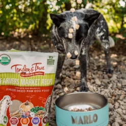 Tender & True Farmers Market Recipe Freeze-Dried Raw Dog Food, 1-lb Bag -Pawsphoria Sales Store 262705 PT4. AC SS1800 V1606265816