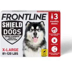 Frontline Shield Flea & Tick Treatment For Extra Large Dogs, 81 - 120 Lbs