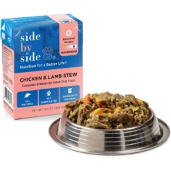 Side By Side Warming Complete & Balanced Chicken & Lamb Stew Wet Dog Food, 12.5-oz Box -Pawsphoria Sales Store 264984 PT2. AC SS1800 V1611329503