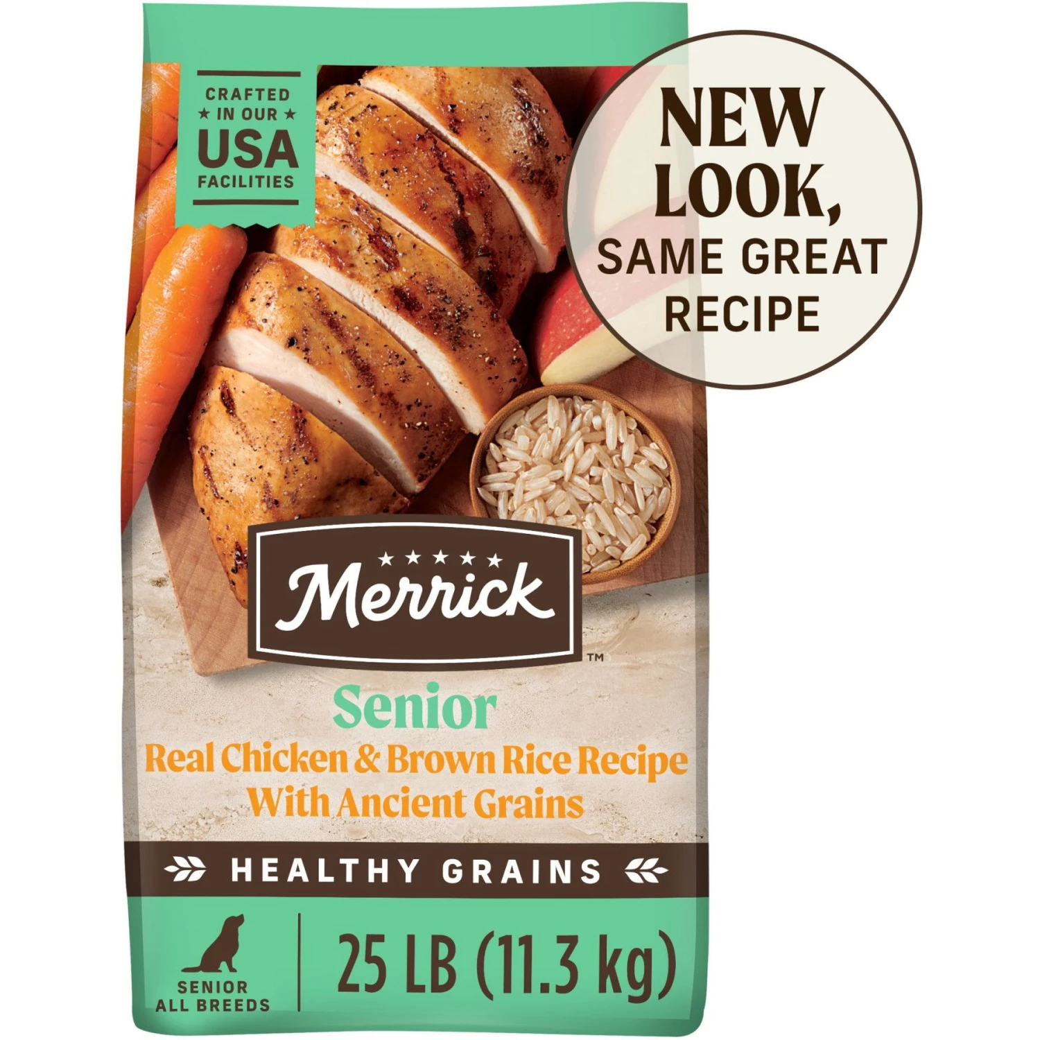 Merrick Healthy Grains Senior Recipe Dry Dog Food 1 Merrick Healthy Grains Senior Recipe Dry Dog Food