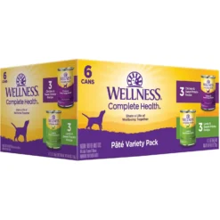 Wellness Complete Health Pate Variety Pack Wet Dog Food