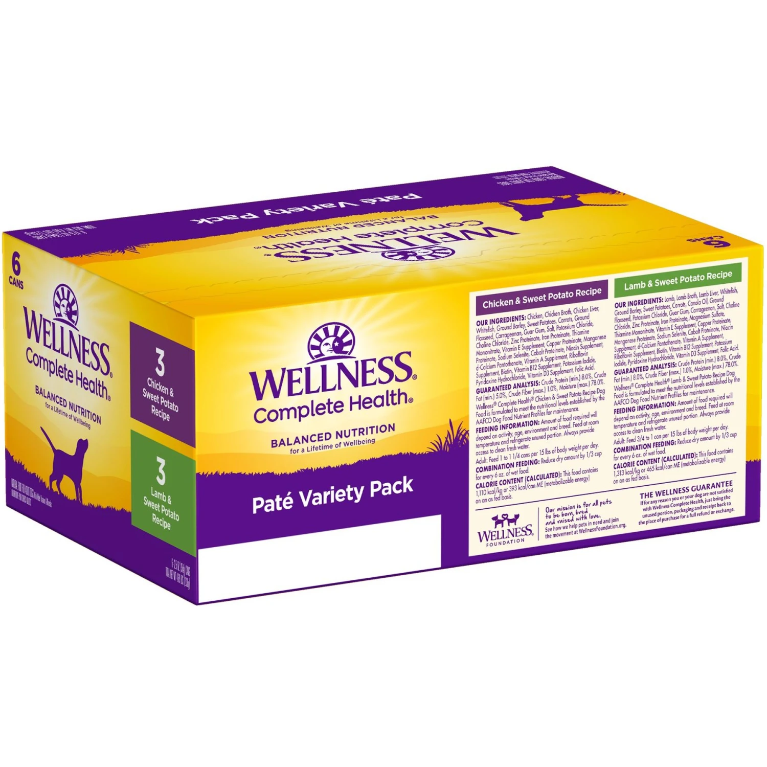 Wellness Complete Health Pate Variety Pack Wet Dog Food 2 Wellness Complete Health Pate Variety Pack Wet Dog Food - Image 2