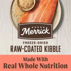Merrick Healthy Grains Raw-Coated Kibble Real Salmon + Brown Rice Recipe Freeze-Dried Dry Dog Food -Pawsphoria Sales Store 265204 PT4. AC SS1800 V1673561272