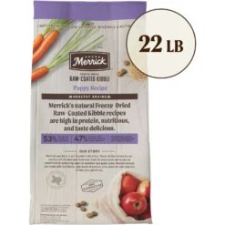 Merrick Healthy Grains Raw-Coated Kibble Puppy Recipe Freeze-Dried Dry Dog Food -Pawsphoria Sales Store 265208 PT2. AC SS1800 V1673561190