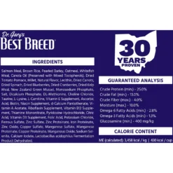 Dr. Gary's Best Breed Holistic Salmon With Vegetables & Herbs Dry Dog Food -Pawsphoria Sales Store 265413 PT3. AC SS1800 V1609885371