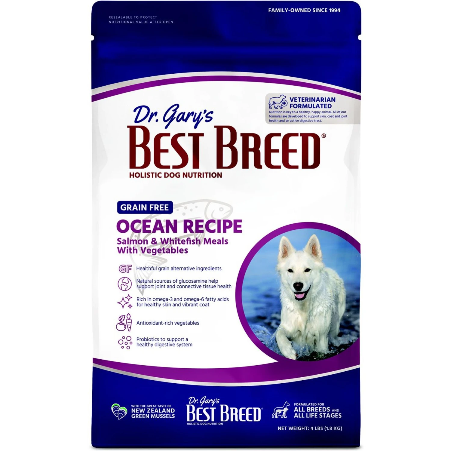 Dr. Gary's Best Breed Holistic Grain-Free Salmon With Fruits & Vegetables Dry Dog Food 1 Dr. Gary's Best Breed Holistic Grain-Free Salmon With Fruits & Vegetables Dry Dog Food