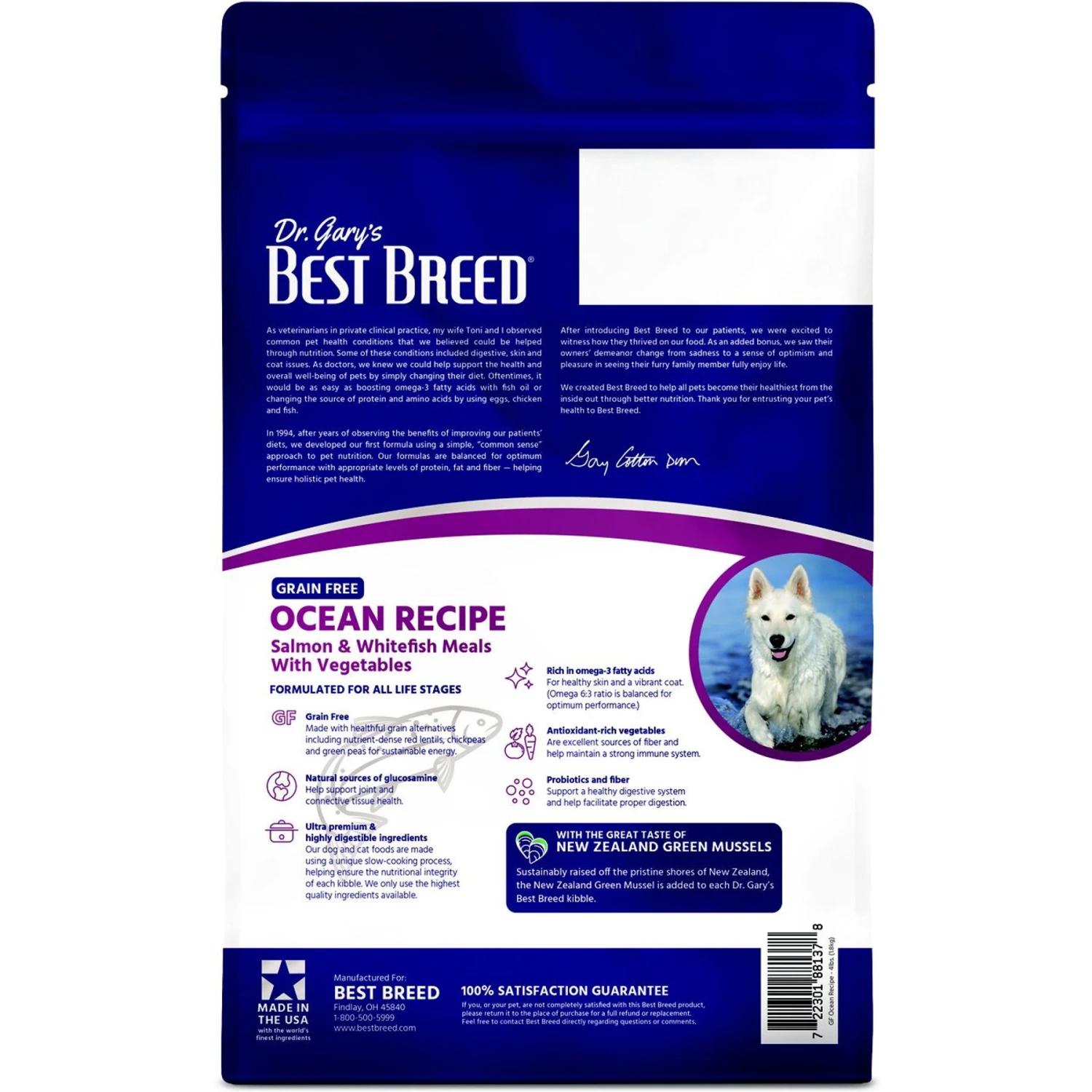 Dr. Gary's Best Breed Holistic Grain-Free Salmon With Fruits & Vegetables Dry Dog Food 2 Dr. Gary's Best Breed Holistic Grain-Free Salmon With Fruits & Vegetables Dry Dog Food - Image 2