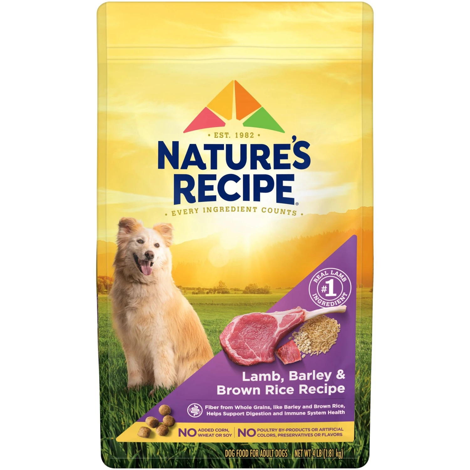 Nature's Recipe Adult Lamb, Barley & Brown Rice Recipe Dry Dog Food 1 Nature's Recipe Adult Lamb, Barley & Brown Rice Recipe Dry Dog Food