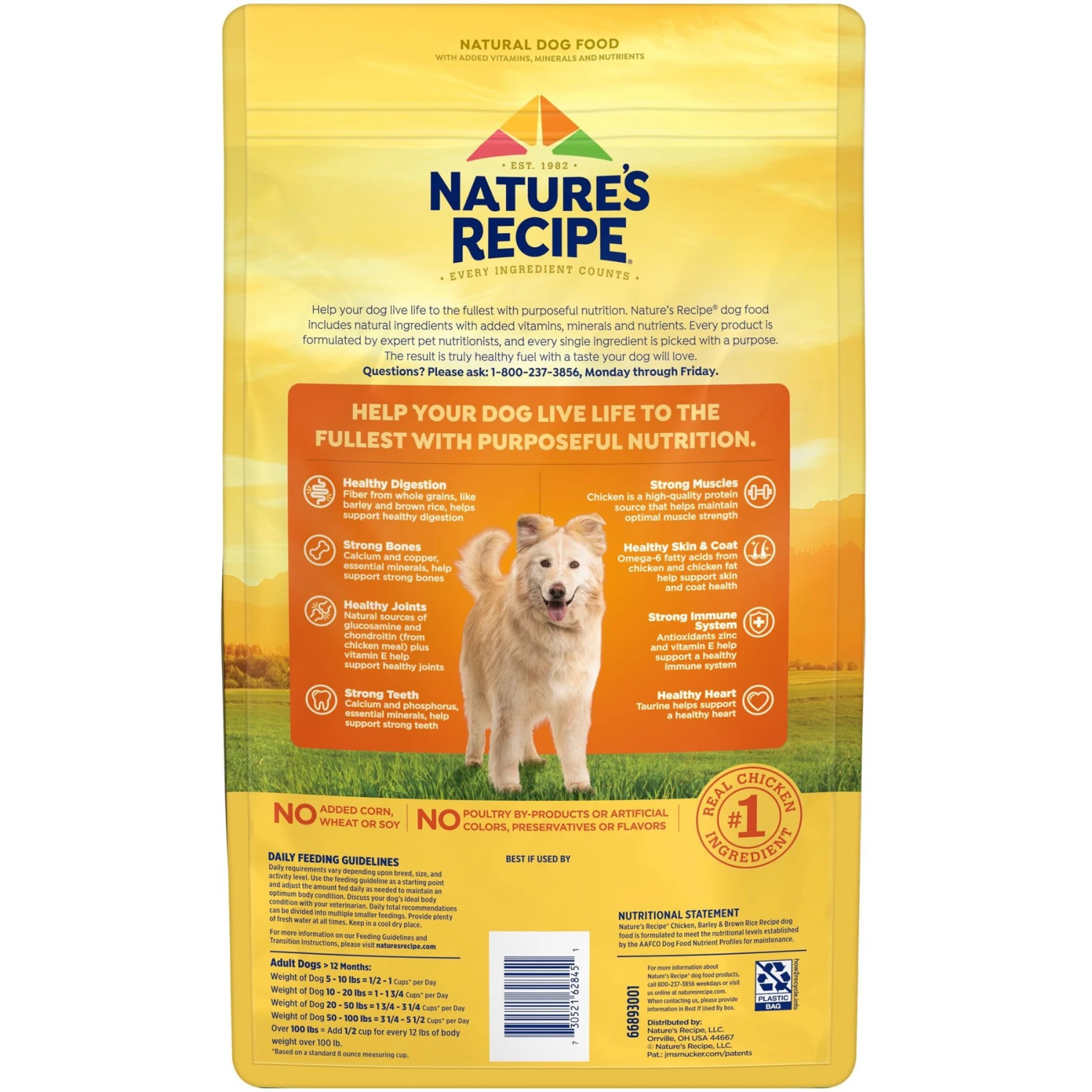 Nature's Recipe Adult Chicken, Barley & Brown Rice Recipe Dry Dog Food 3 Nature's Recipe Adult Chicken, Barley & Brown Rice Recipe Dry Dog Food - Image 3