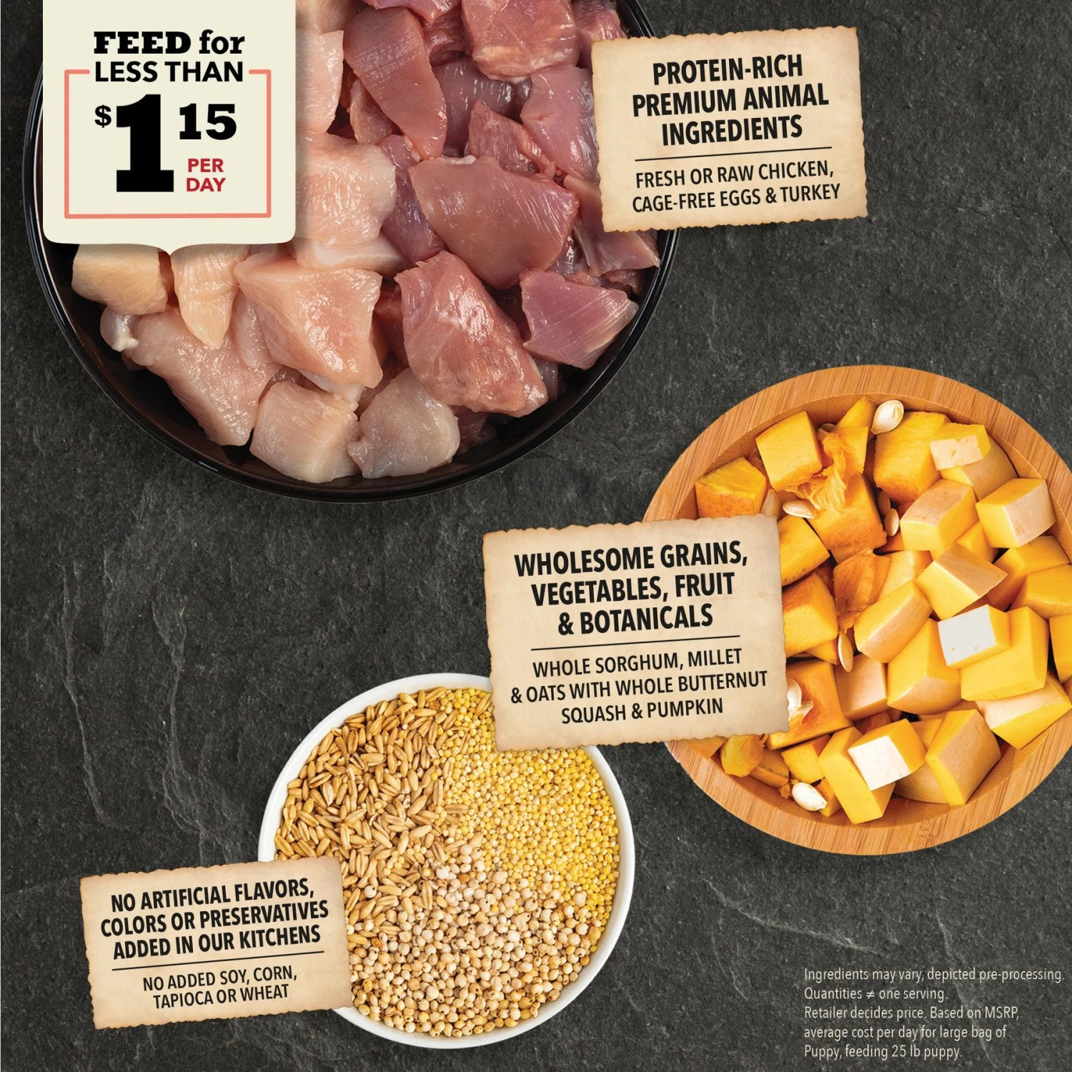 ACANA Wholesome Grains Puppy Recipe Dry Dog Food 4 ACANA Wholesome Grains Puppy Recipe Dry Dog Food - Image 4