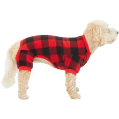 Frisco Dog & Cat Cozy Polar Fleece PJs, Red Plaid 8 Frisco Dog & Cat Cozy Polar Fleece PJs, Red Plaid -Pawsphoria Sales Store 268510 PT2. AC SS1800 V1637674301
