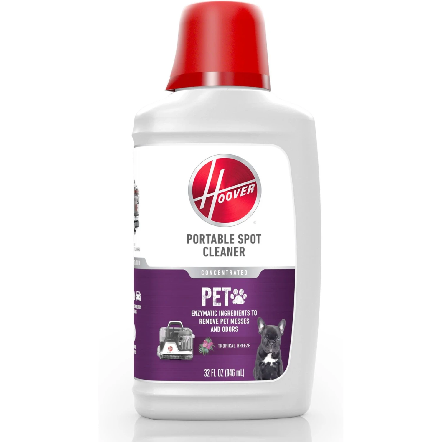 Hoover Paws & Claws Spot & Stain Remover Pre-Mixed Carpet Cleaning Formula, 32-oz Bottle 1 Hoover Paws & Claws Spot & Stain Remover Pre-Mixed Carpet Cleaning Formula, 32-oz Bottle