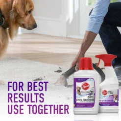 Hoover Paws & Claws Spot & Stain Remover Pre-Mixed Carpet Cleaning Formula, 32-oz Bottle 12 Hoover Paws & Claws Spot & Stain Remover Pre-Mixed Carpet Cleaning Formula, 32-oz Bottle -Pawsphoria Sales Store 268781 PT5. AC SS1800 V1611275776