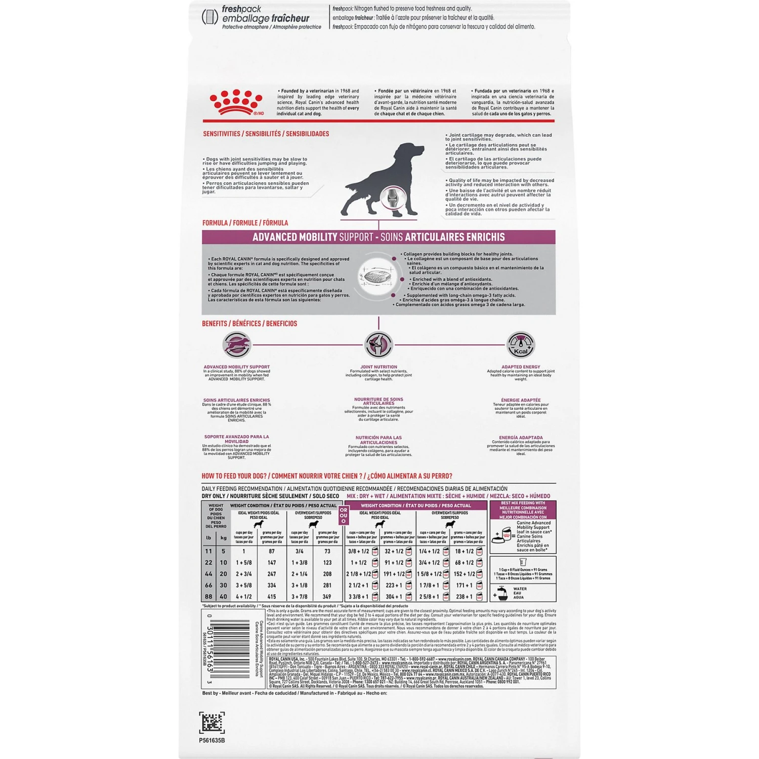 Royal Canin Veterinary Diet Adult Advanced Mobility Support Dry Dog Food 2 Royal Canin Veterinary Diet Adult Advanced Mobility Support Dry Dog Food - Image 2