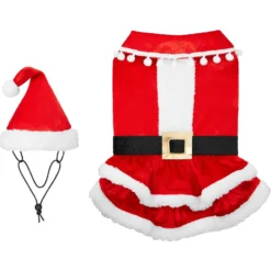 Frisco Mrs. Claus Dog & Cat Costume -Pawsphoria Sales Store 276150 PT4. AC SS1800 V1631573670
