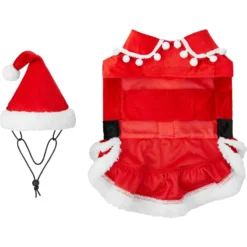 Frisco Mrs. Claus Dog & Cat Costume -Pawsphoria Sales Store 276150 PT5. AC SS1800 V1631569990