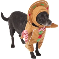 Frisco Front Walking Gingerbread Dog & Cat Costume -Pawsphoria Sales Store 276156 PT3. AC SS1800 V1631660334