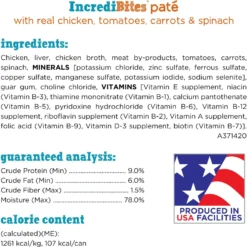 Purina Beneful Incredibites Pate With Real Chicken, Tomatoes, Carrots & Spinach Wet Dog Food -Pawsphoria Sales Store 276923 PT5. AC SS1800 V1700160212